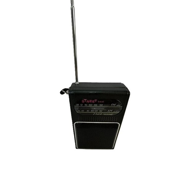 Vintage Street Beat AM/FM 2-Band Receiver Portable Radio • Retro Handheld Transi - Picture 4 of 6